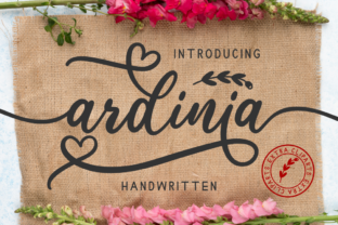 Ardinia: A Handwritten Typeface That Elevates Your Web Design
