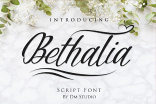 Bethalia Font: A Delicate Script for Editorial Elegance