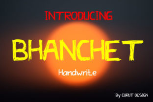 Bhanchet: A Bold Script Font for Editorial Design