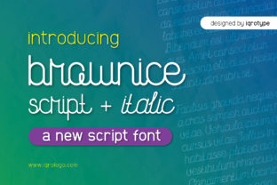 Brownice Font: A Script Amp Typeface That Elevates Branding for Small Businesses