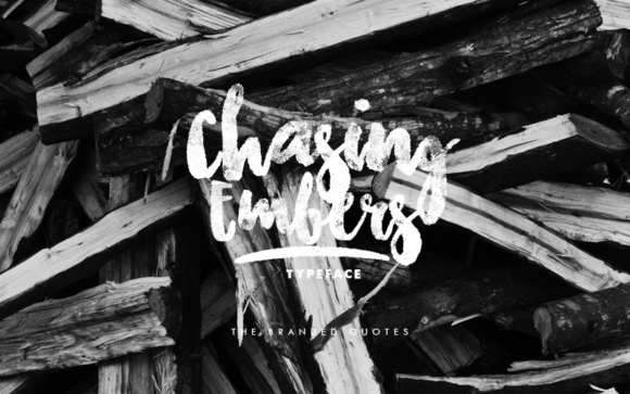 Chasing Embers Font: A Professional Script Typeface for Branding