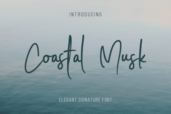 Coastal Musk: A Script Font with Subtle Elegance