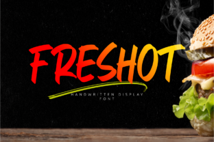 FresHot: A Bold Script Typeface for Modern Web Design