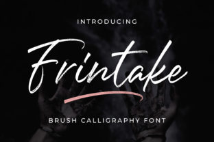 Frintake: A Brush Calligraphy Font for Authentic Brand Identity