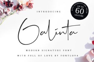 Galinta: A Script Font That Elevates Your Craft Projects