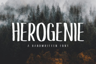 Herogenie Font: A Handwritten Touch That Elevates Your Brand
