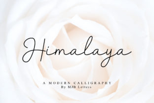 Himalaya: A Premium Script Font for Modern Web Design