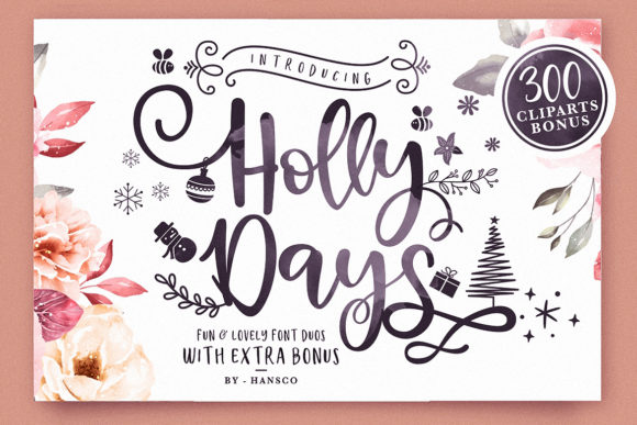 Holly Days: A Script Font That Elevates Web Design