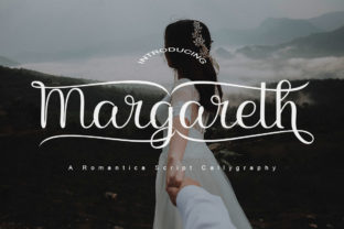 Margareth Font: A Romantic Script for Crafting and Shop Design
