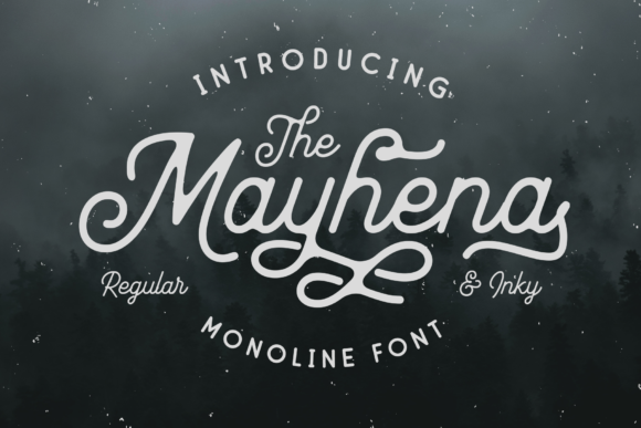 Mayhena: The Vintage Script Font for Handmade Labels and Shop Branding