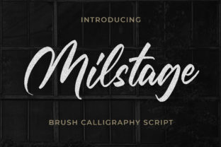 Milstage: The Brush Script Typeface for Modern Digital Branding
