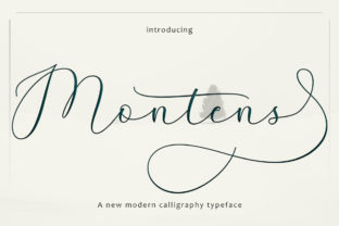 Montens Typeface: Elevating Campaign Visuals with Modern Script