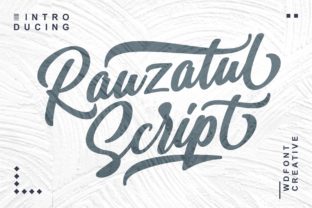 Rauzatul: A Script Typeface for Editorial Design