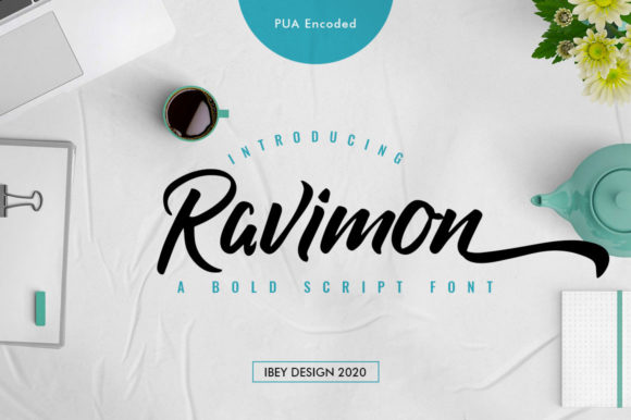 Ravimon Font: A Bold Script for Memorable Branding