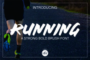 Running Typeface: A Bold Script for Handmade Branding