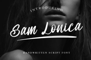 Sam Lonica: Elevate Your Brand Identity with an Energetic Script Font
