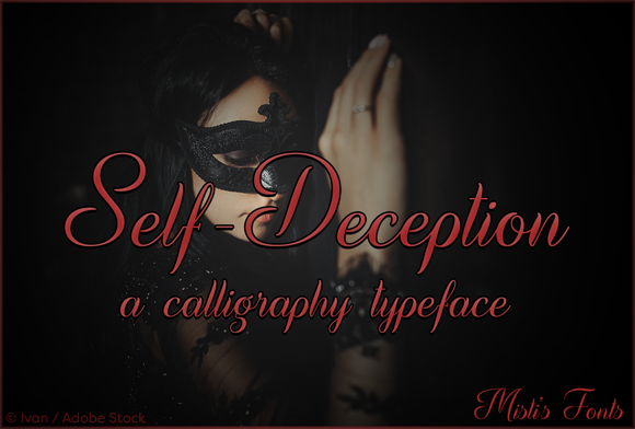 Self-Deception Font: Elevating Editorial Design with Script Elegance