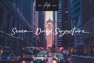Seven Day Signature: A Sweet Script Font for Modern Campaigns