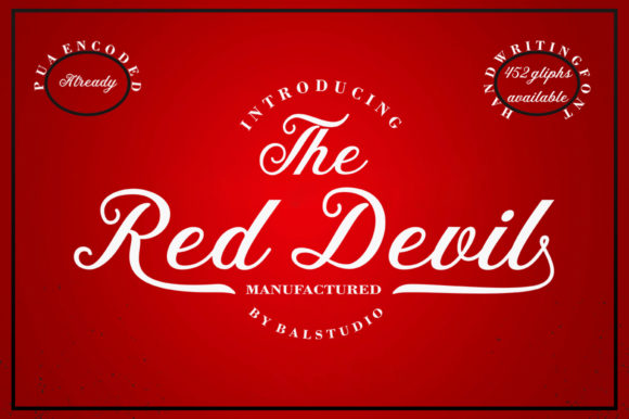 The Red Devil Font: A Playful Typeface for Stronger Branding