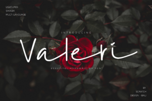 Valeri Font: A Sweet Script for Digital Design